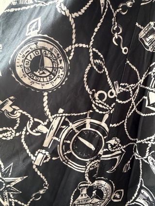 Gonna Hell Bunny anni '50 S nera e bianca nuova