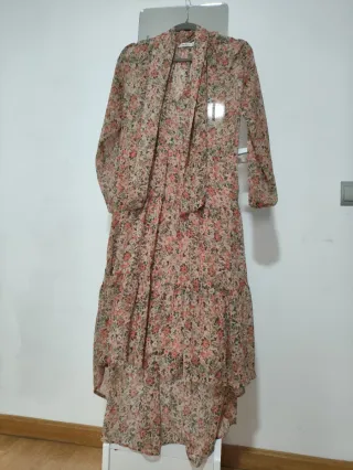 Vestido camisero floral