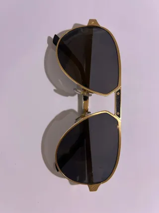 Gafas de sol Cartier Caballero Doradas Marrones