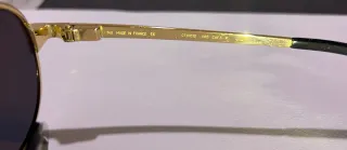 Gafas de sol Cartier Caballero Doradas Marrones