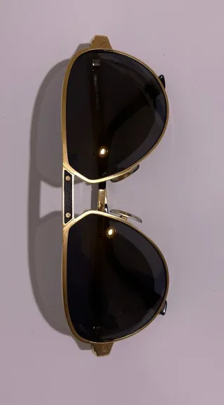 Gafas de sol Cartier Caballero Doradas Marrones