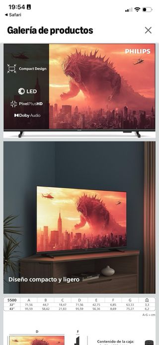 TV Philips LED 32 5500er HD