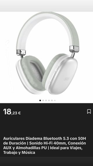 Auriculares Diadema Bluetooth XO Verdes