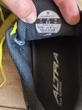 Zapatillas Altra Running Gris/Verde