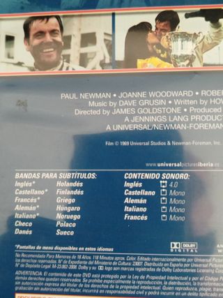 DVD 500 Millas Paul Newman