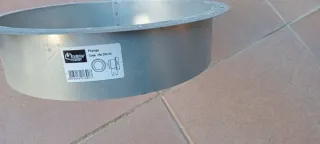 Embocadura metálica para tubo 250mm