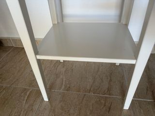 2 Mesitas de Noche Blancas Madera