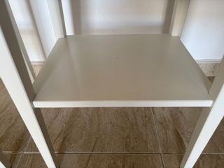 2 Mesitas de Noche Blancas Madera