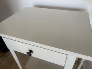 2 Mesitas de Noche Blancas Madera