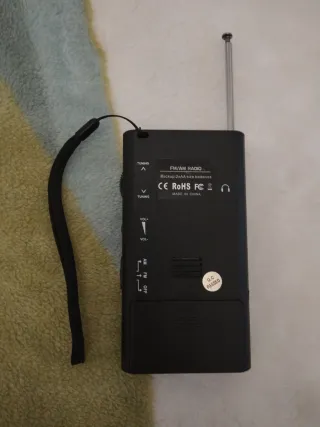 Radio Zilon FM/AM Negra Portátil