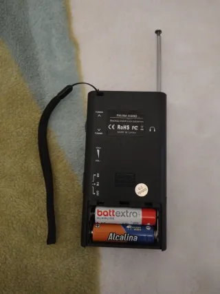 Radio Zilon FM/AM Negra Portátil