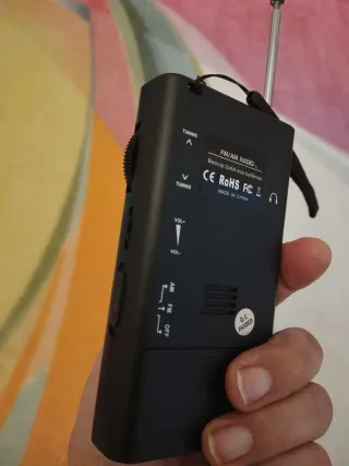 Radio Zilon FM/AM Negra Portátil