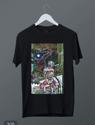 Camiseta Iron Maiden Somewhere in Time Talla M