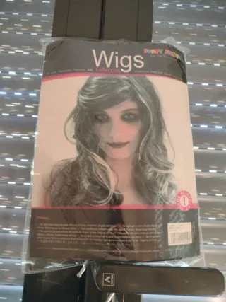 Disfraz diadema velo peluca Novia Cadáver Talla Ún