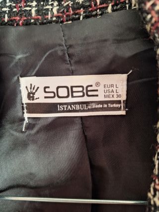 Chaqueta americana tweed