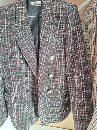 Chaqueta americana tweed