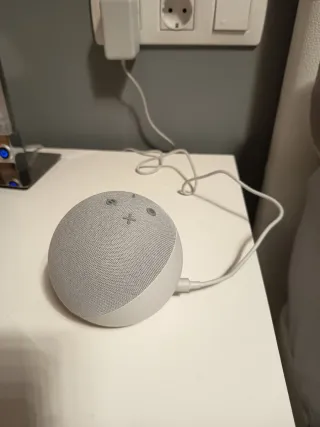 Amazon Echo Dot 4ª Gen con Reloj Gris