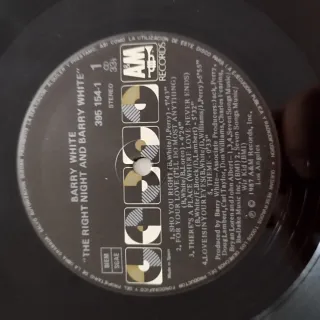 Vinilo Barry White The right night
