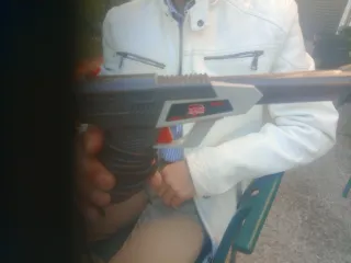 Videoconsola Vintage Gris y Blanca