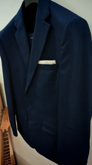 Traje de hombre azul talla 50