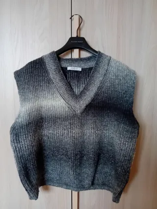 Gilet Candida grigio taglia unica