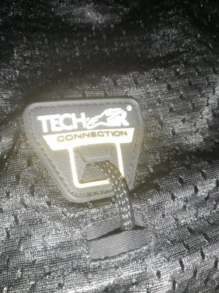 Chaqueta de cuero para moto Alpinestars.Tech-air.