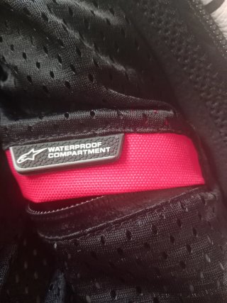 Chaqueta de cuero para moto Alpinestars.Tech-air.