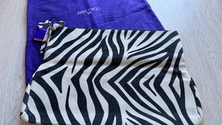 Bolso Clutch Cebra Jimmy Choo