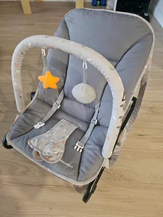 Hamaca para bebé gris