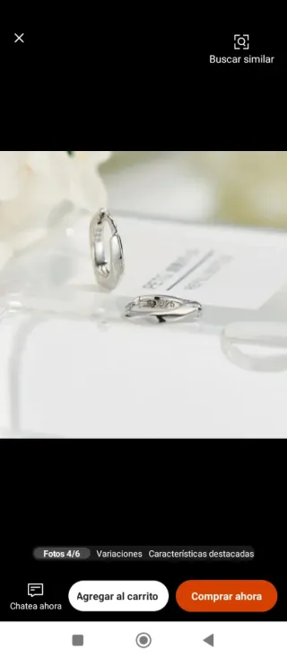 Colgante + pendientes de plata