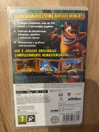 Crash Bandicoot N. Sane Trilogy Nintendo Switch