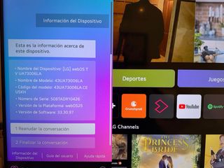 TV LG 43" 4k UHD Con IA. Perfecto estado