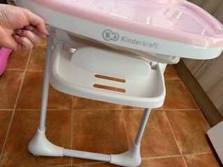 Trona Kinderkraft Rosa y Blanca