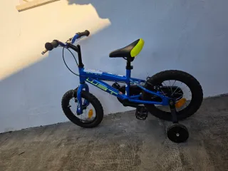 Bicicleta infantil 14 pulgadas azul