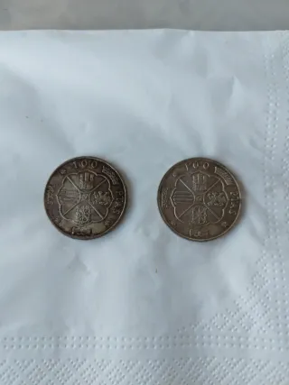 Moneda 100 pesetas Franco 1966