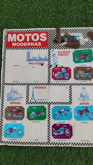 Álbum de cromos Motos Modernas CROPAN
