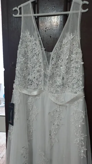 Vestido de Novia Talla 48 Nuevo con Etiqueta