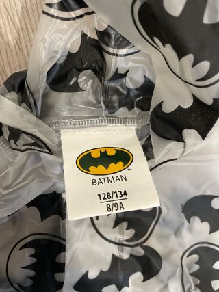 Chubasquero Batman niño talla 8-9