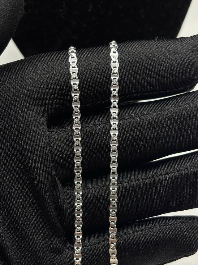 Collar Plata 925 Brazo con Mancuerna
