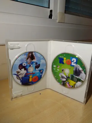 Pack de 2 DVDs.Cine Infantil Familiar. RIO 1 y 2.