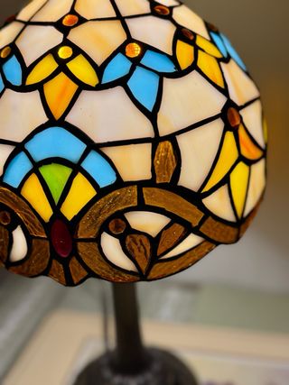 Lámpara estilo Tiffany art nouveau art deco