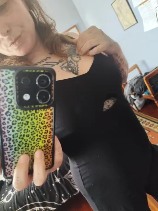 Mono Negro Cut-out Talla M