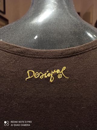 Vestido Desigual Marrón Multicolor