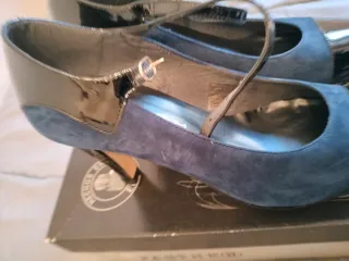 Zapatos de tacón Pasther T38 Azul y Negro