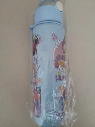 Botella agua Huntrix Kpop Demon Hunters azul