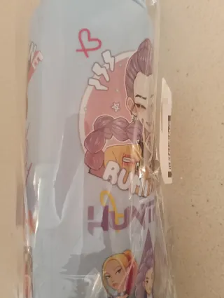 Botella agua Huntrix Kpop Demon Hunters azul