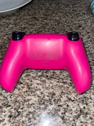 Mando PS5 Rosa y Negro con CD fc25