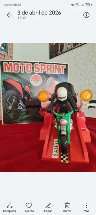 Moto sprint Nacoral anni '70