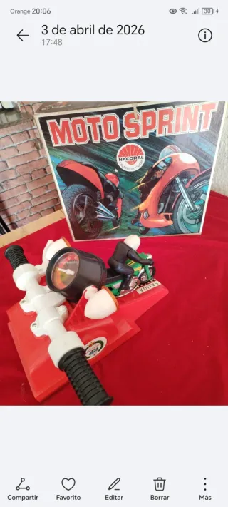 Moto sprint Nacoral anni '70