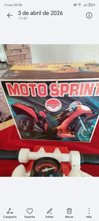 Moto sprint Nacoral anni '70